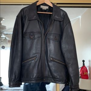 Banana republic leather jacket